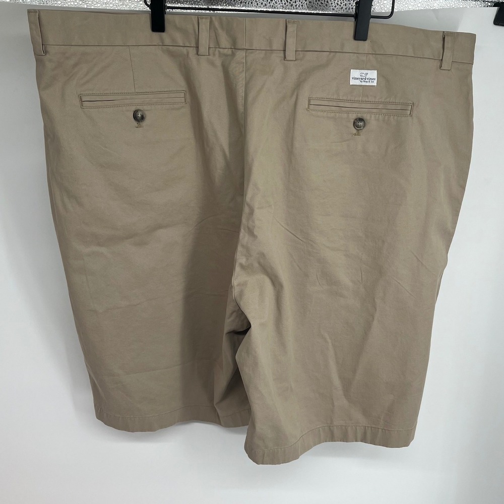 Vineyard‎ Vines Men's Solid Breaker Shorts Khaki 9 Inch Stretch Size 44 - Picture 3 of 10